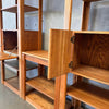 Oak Three Bay Wall Unit by Lou Hodges for California Design Group - Dual Sided