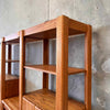 Oak Three Bay Wall Unit by Lou Hodges for California Design Group - Dual Sided