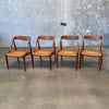 Set of Four Mid Century Dining Chairs By Johannes Andersen For Moreddi