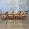 Set of Four Mid Century Dining Chairs By Johannes Andersen For Moreddi