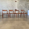 Set of Four Mid Century Dining Chairs By Johannes Andersen For Moreddi