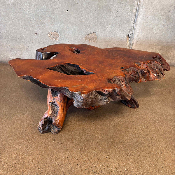 Vintage Redwood Coffee Table