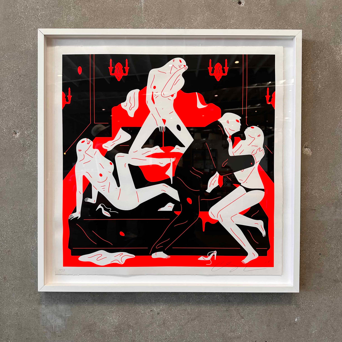 Cleon Peterson "The Pissers 1" Circ. 2018