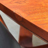 Pulaski 1960s Oceanic Brutalist Five Piece Walnut Dining Set