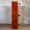 Danish Modern Teak Veneer Desk/Dry Bar/Shelving w/Keys