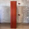 Danish Modern Teak Veneer Desk/Dry Bar/Shelving w/Keys