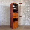 Danish Modern Teak Veneer Dresser Cabinet