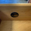Walnut Credenza With Leather & Spun Aluminum Pulls By Glenn of California