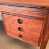 Vintage Danish Modern Teak Desk With Wenge Detail By Hans Olsen