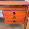 Vintage Danish Modern Teak Desk With Wenge Detail By Hans Olsen