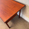 Vintage Danish Modern Teak Desk With Wenge Detail By Hans Olsen