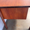 Vintage Danish Modern Teak Desk With Wenge Detail By Hans Olsen