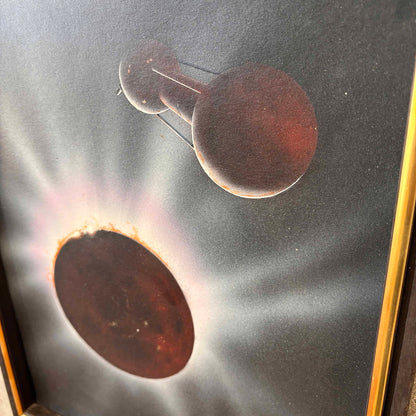 Vintage Painting "Eclipse Waters" By Sci Fi Artist Rick Sternbach