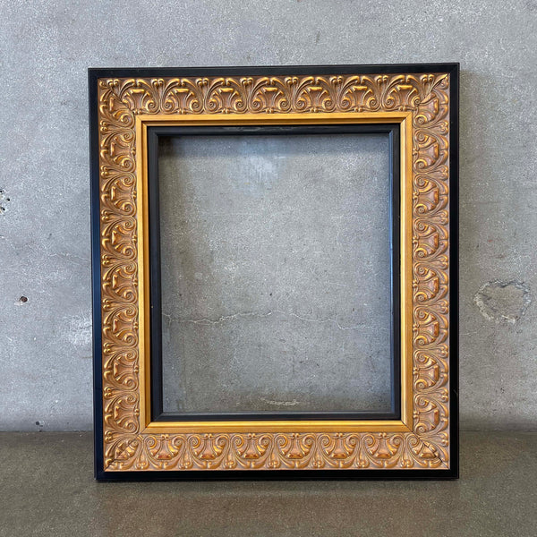 Gold Gilded Wood Painted Frame #1