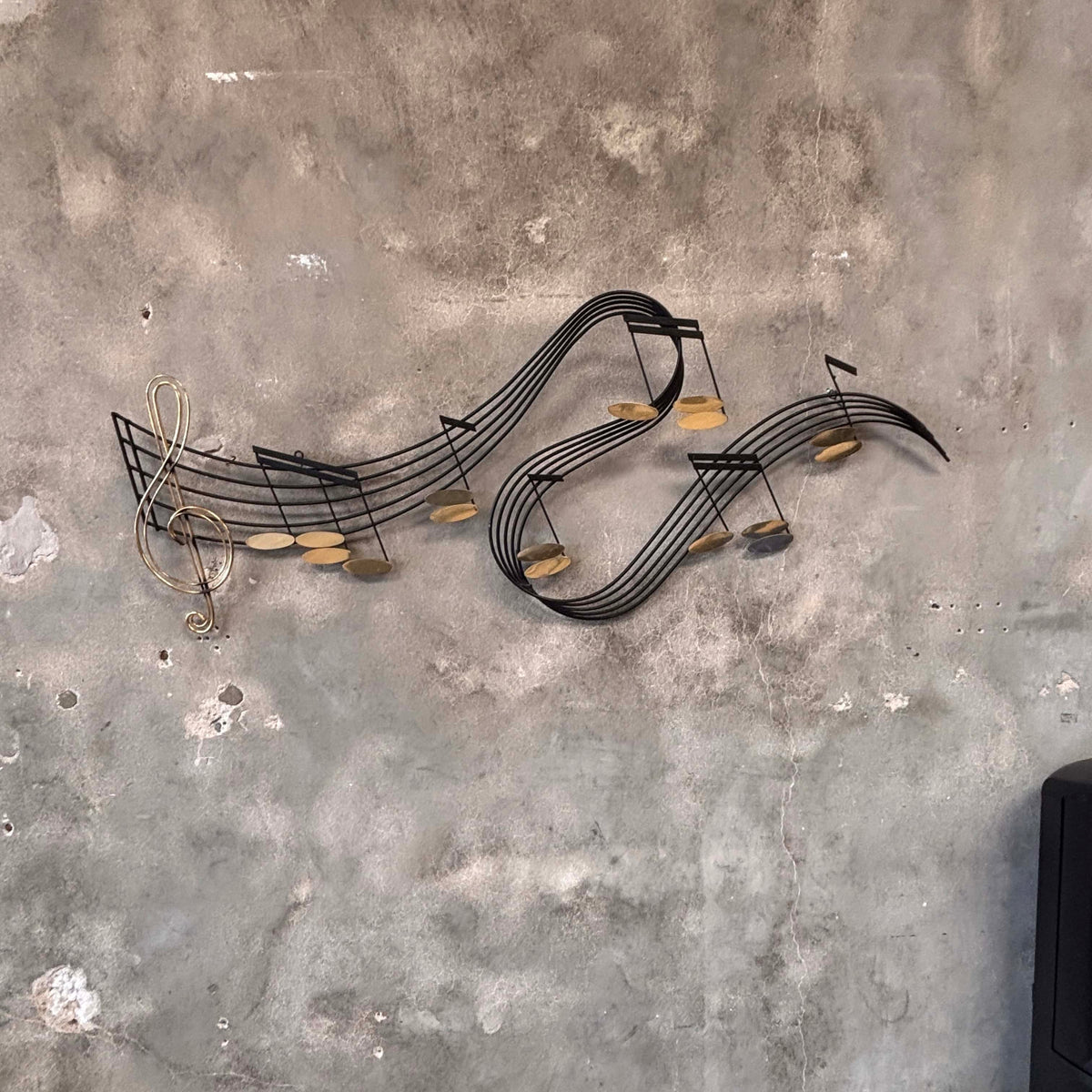 Curtis Jere Music Note Wall Sculpture - Signed & Dated
