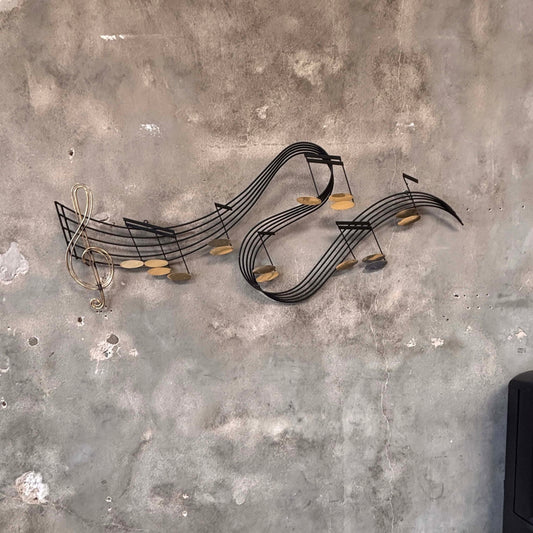 Curtis Jere Music Note Wall Sculpture - Signed & Dated