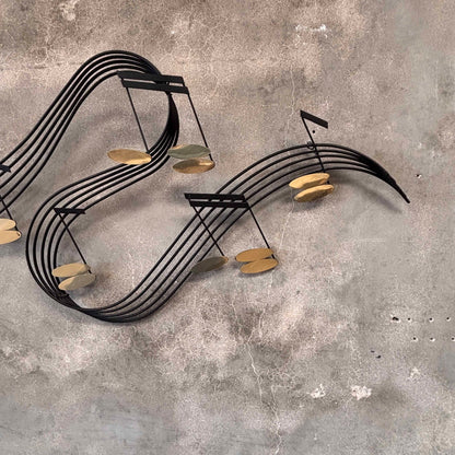 Curtis Jere Music Note Wall Sculpture - Signed & Dated
