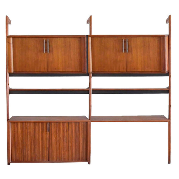 Mid Century Wall Unit By Barzilay Bookcase Desk
