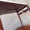 John Keal for Brown Saltman Cocktail Table With Three Pull Out Side Tables