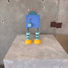 Vintage Lacie Gannon Abstract Chicken Art Sculpture Memphis Design Style