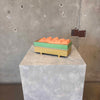 Vintage 80s Memphis Design Painted Lidded Box - Signed
