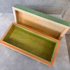 Vintage 80s Memphis Design Painted Lidded Box - Signed