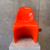 Single Slither Orange Dining Chair