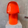Single Slither Orange Dining Chair