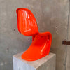 Single Slither Orange Dining Chair
