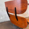 Vintage Mid Century Modern Plycraft Leather Lounge Chair