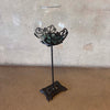Vintage Art Deco Cast Iron Fishbowl w/Stand