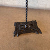 Vintage Art Deco Cast Iron Fishbowl w/Stand