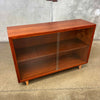 Soborg Mobier Teak Bookcase w/Sliding Glass Doors