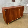 Soborg Mobier Teak Bookcase w/Sliding Glass Doors