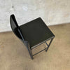 Vintage Set Of Four Matteo Grassi Italian Leather Bar Stools