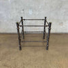 A Giacometti Style Sculptural Metal Side Table Base