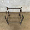 A Giacometti Style Sculptural Metal Side Table Base