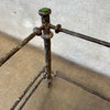 A Giacometti Style Sculptural Metal Side Table Base