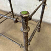 A Giacometti Style Sculptural Metal Side Table Base