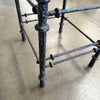 A Giacometti Style Sculptural Metal Side Table Base