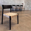 Set of 4 Heisler Dining Chairs By Four Hands w/Almond Leather Finish - HOLD