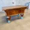 19th Century French Dough Bin Table w/Lion Paw Feet