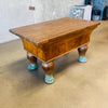19th Century French Dough Bin Table w/Lion Paw Feet