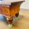 19th Century French Dough Bin Table w/Lion Paw Feet