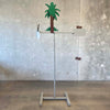 Post Modern Kinetic Palm Tree Windmill Sculpture Signed By D. Hughes 1978
