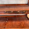 Antique Factory Rolling Shoe Rack