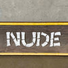1970's Nude Rat Wood Sign