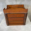 Antique Double Sided Oak Wood File Drawers
