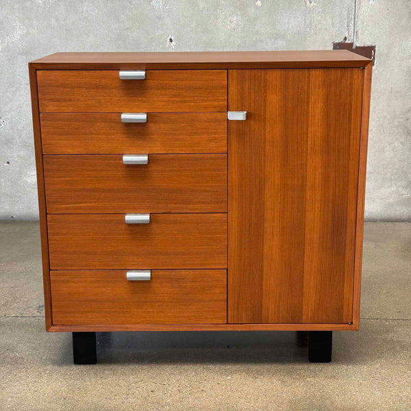 1950's George Nelson For Herman Miller Five Drawer Gentleman's Dresser