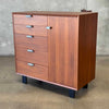 1950's George Nelson For Herman Miller Five Drawer Gentleman's Dresser